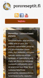 Mobile Screenshot of pororeseptit.fi